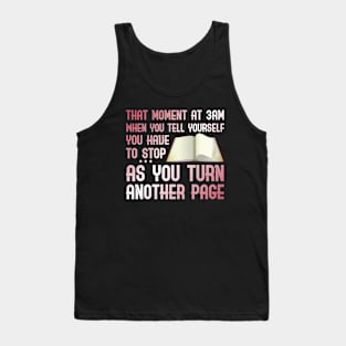 Funny Late Night Readers Tank Top